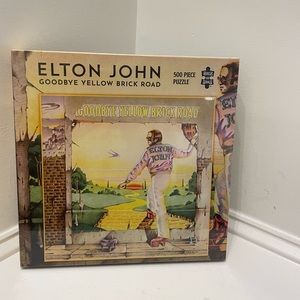 Elton John Say goodbye yellow brick road puzzle